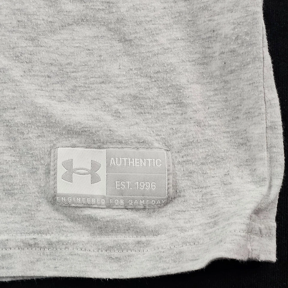 Camiseta Southern Illinois University Gris Manga Larga 1/4 Cremallera Cuello Adulto L Foto 4 de 4