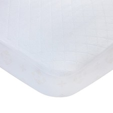Carters Waterproof Fitted Quilted Crib and Toddler Protective Mattress Pad...
