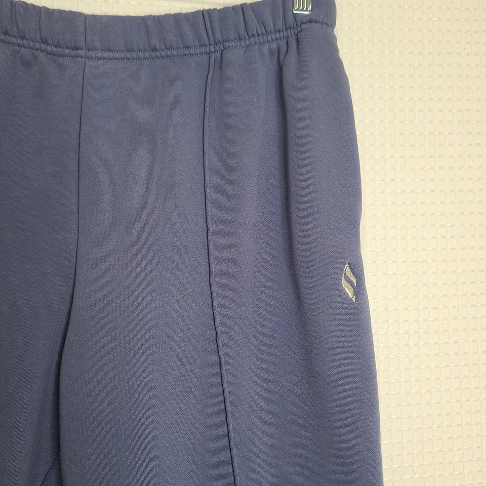 Pantalones para correr Skechers para mujer XL azul claro suave elástico cintura logotipo bolsillos Foto 4 de 4