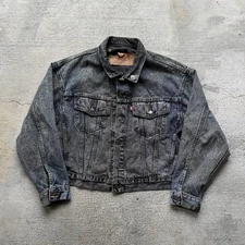 Vintage Levis Type III  Blue Denim Trucker Jacket 70507 Size Medium