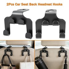 2PCS Car Seat Back Headrest Hooks Hanger Holder Hook for Bag Purse Shopping