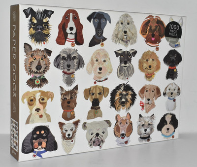 GALISON REED EVINS KUNSTPAPIER HUNDE 1000-TEILIGES PUZZLE KOSTENLOSER VERSAND