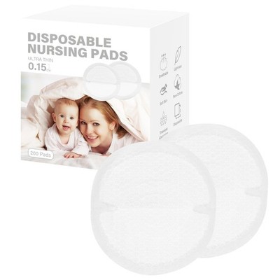 Disposable Breast Pads Nursing, Super Soft & Ultra Absorbent Breastfeeding Pa...