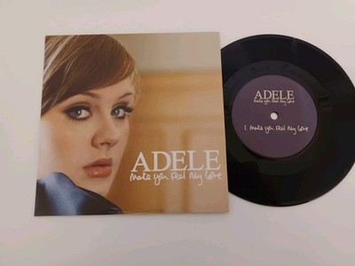 Rare UK Picture Sleeve 45 Adele Make You Feel My Love 2008 Nr Mint