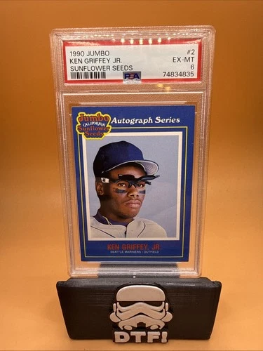 Ken Griffey Jr 1990 Jumbo Sunflower Seeds #2 PSA 6