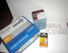 Fortress Wireless Home Security Alarm System w Fire Alarms