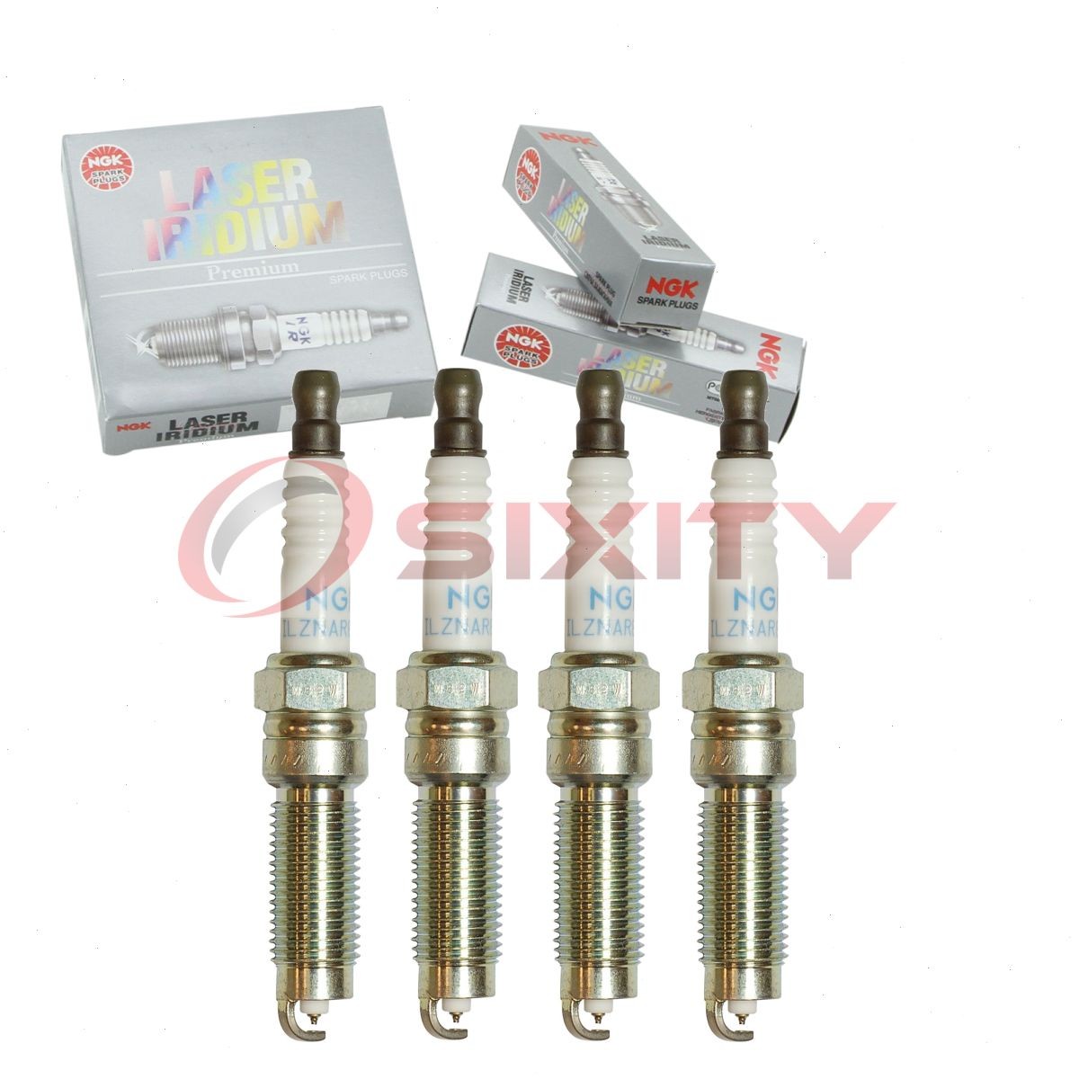 4 pc NGK Laser Iridium Spark Plugs for 2017-2019 Ford Escape 1.5L L4 lx