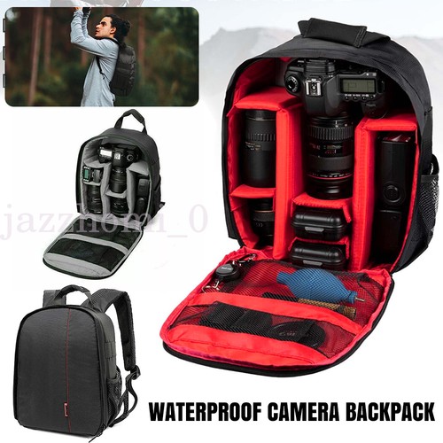 Travel Camera Bag Backpack Case for DSLR Sony Canon Eos Rucksack Waterproof