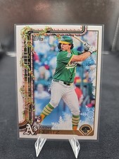 2025 Topps Holiday Mega Baseball #H40 Nick Kurtz Base RC A’s Rookie Card