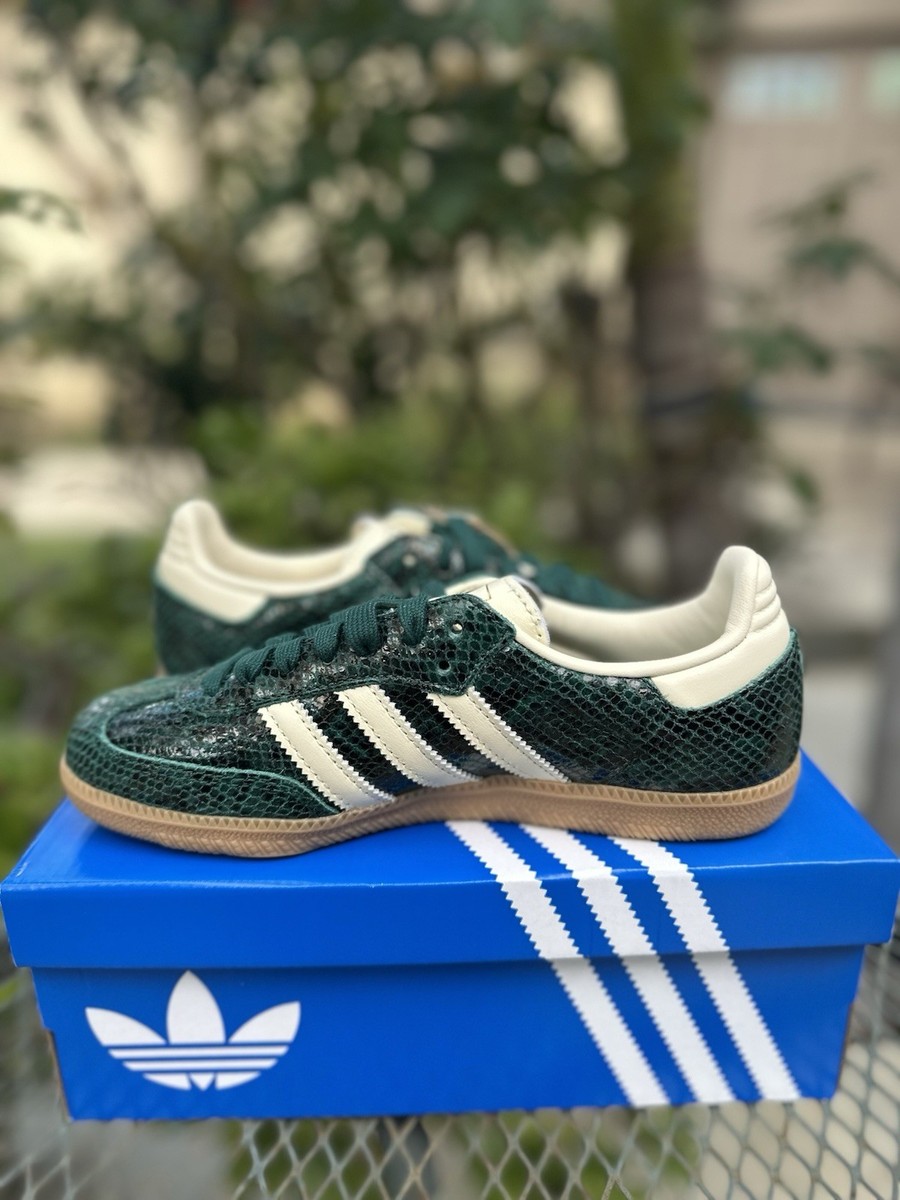 Adidas Samba OG Snakeskin Collegiate Green Women's Casual Sneakers