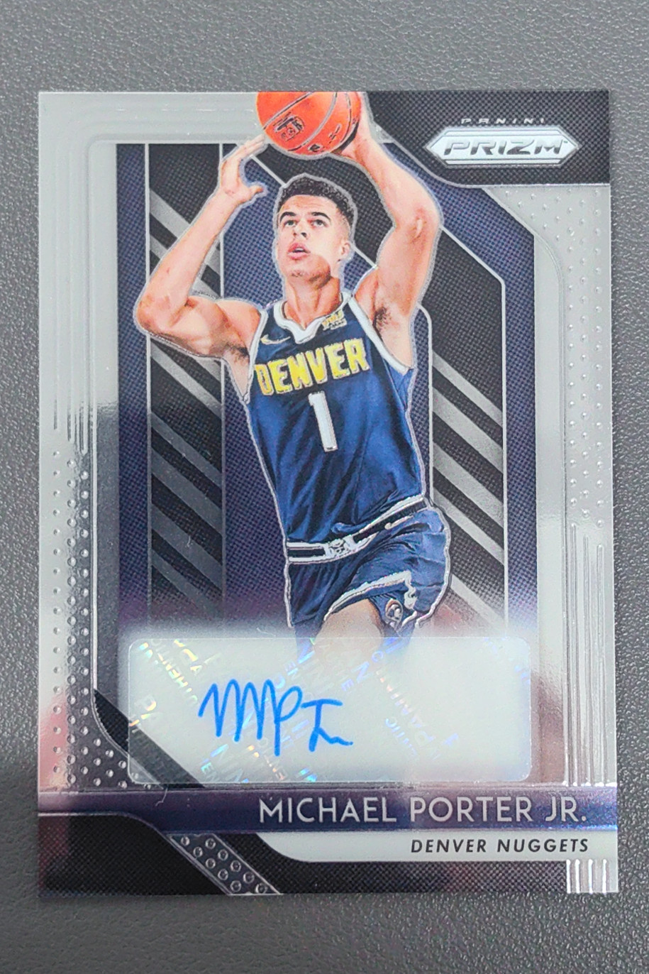 【75シリ】Michael Porter Jr. RC Select Prizm 2023-24 Panini Select Michael Porter Jr. Blue Wave Prizms Premier