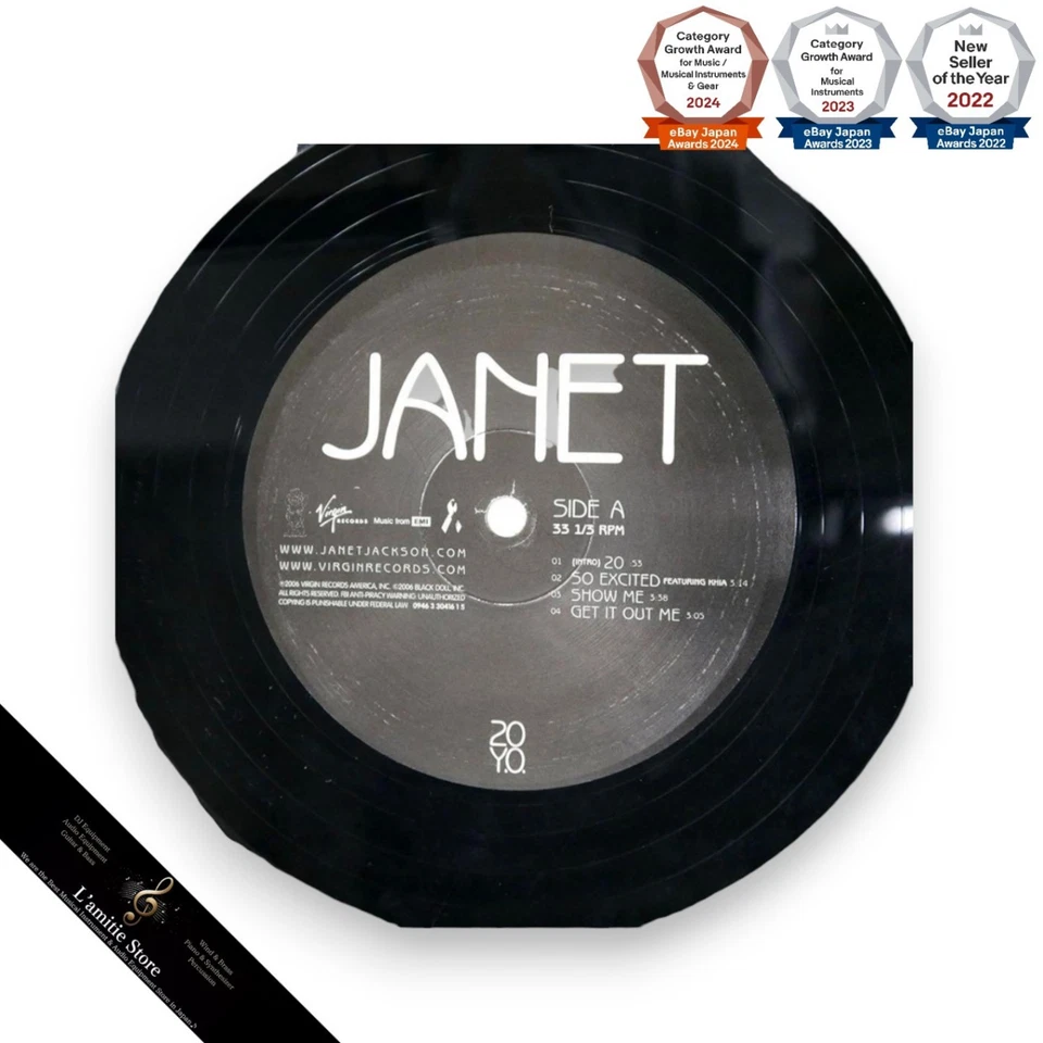 Janet Jackson 20 Y.O. Record Super Popular Edition New - Image 3 of 4
