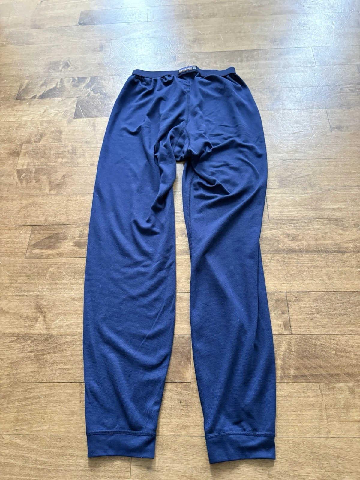 Vintage Patagonia Capilene Baselayer Pants Thermal Small Navy Blue