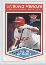 2004 Fleer Platinum Unsung Heroes Jason Michaels #175 0q3