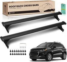 For 18-24 Equinox Terrain Pair Aluminum Roof Rack Rail Cross Bar Cargo Carrier