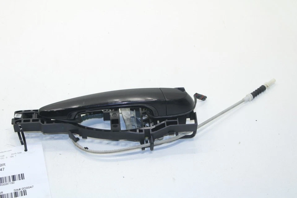 09-16 BMW 328i xDrive SULEV 2,0 L pasajero trasero derecho puerta exterior manija Foto 4 de 4