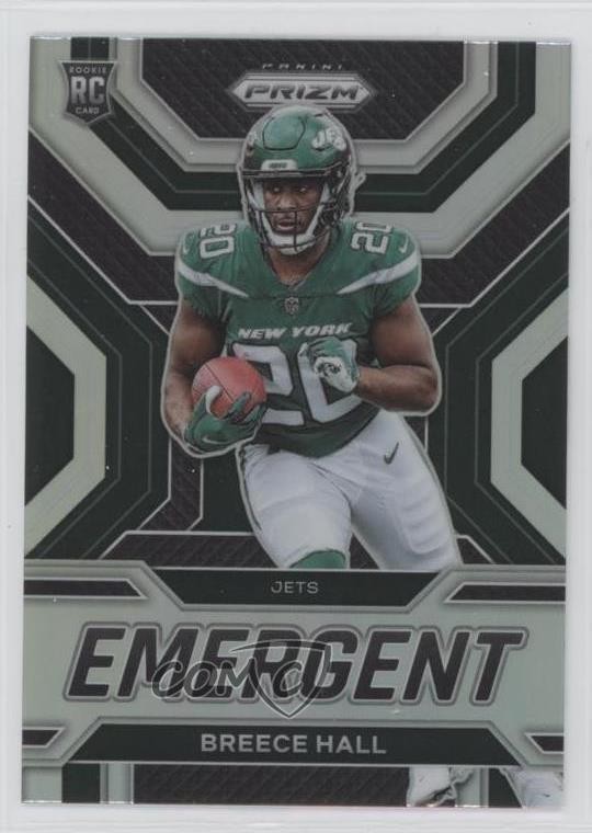 2022 Panini Prizm Emergent Silver Prizm Breece Hall #E-11 11qd