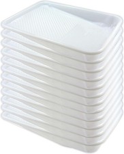 King Origin 9 Inch Paint Tray Liners Disposable, 12 9 Inch, 12 Pack, White 
