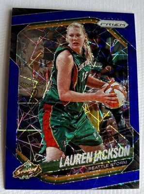 2025 Panini Prizm WNBA Lauren Jackson Blue Velocity Prizm #91 Seattle Storm HOF
