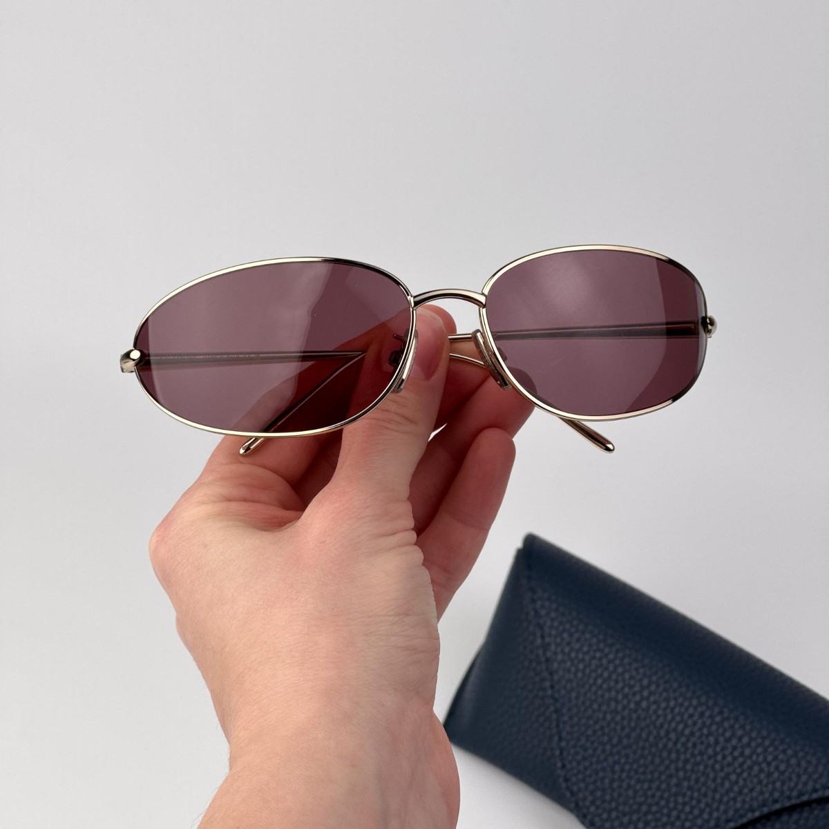 New! Loewe LW40164U 32U Sky Slim Metal Frame Sunglasses Purple Lenses Authentic s-l1200.jpg main image 3