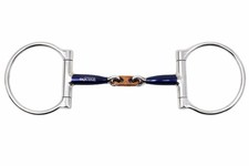 SS Dee-Ring 5" Sweet Iron Copper French Link Double-Jointed Snaffle Horse Bit