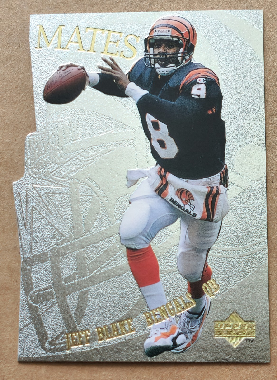 1997 Upper Deck Team Mates #TM14 Jeff Blake Cincinnati Bengals 