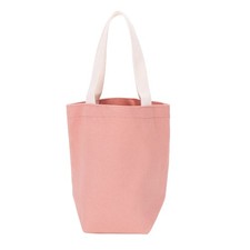 Blank Tote Bag 3.5" x 3.5" Reusable Shopping Handbags Pink