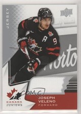 2020-21 Upper Deck Team Canada Juniors Men's U-20 Jerseys Joe Veleno Joseph 0tu9