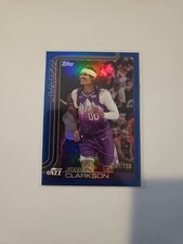 2025-26 Topps Flagship blue Rainbow Foil #132 Jordan Clarkson /150 Jazz HD