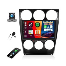 2G 64G Car Radio for Mazda 6 2004-2014 with Wireless Carplay Android Auto,9 i...