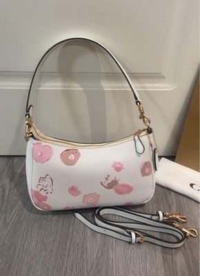 COACH 花柄ショルダーバッグ ホワイト/ピンク 楽天市場】COACH ショルダーバッグ ピンク（素材（生地・毛糸