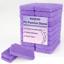 RAQEHO 20 Small Pumice Stone for Feet - 3.6 X 1 Count Pack of 20 , Purple