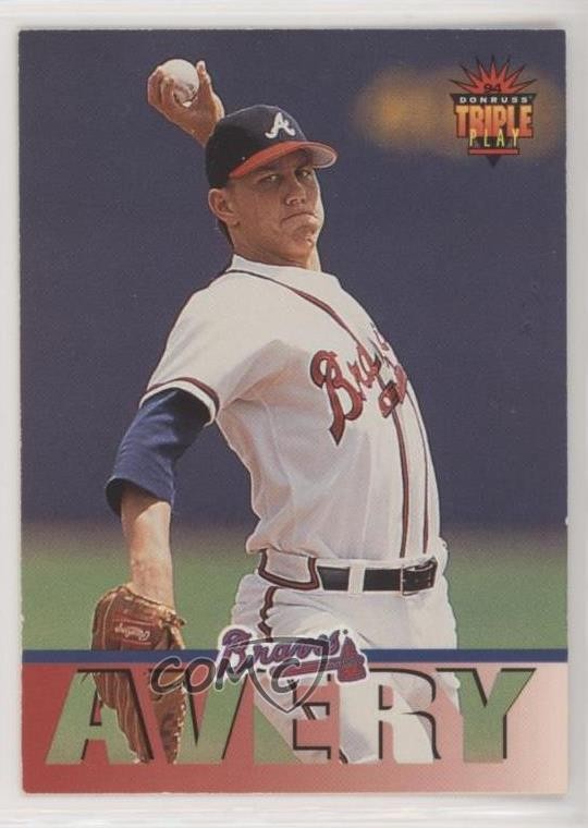 1994 Donruss Triple Play Steve Avery #41 0f2i
