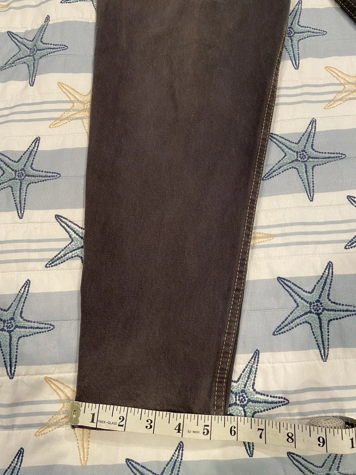 20 世纪 80 年代复古 Guess 灰色牛仔裤 W 32 L 29 New Wave 80 年代美国女式/男士拉链 — 第 2/4 张图片