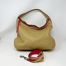 Coach Bleeker Edgepaint Sullivan Hobo 31624 Tan Pink Shoulder Crossbody