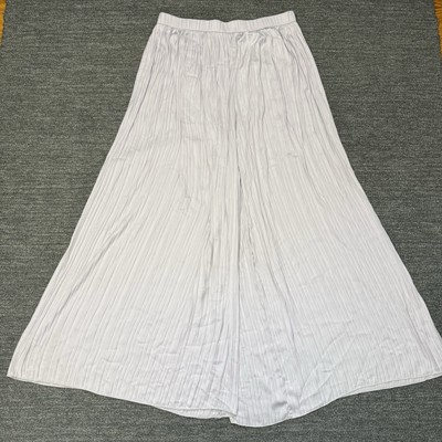 Zara Pants Women 2XL XXL Lavender Purple Wide Leg Pallazzo Pull On Resort Beach