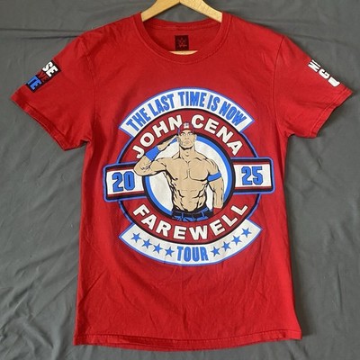 John Cena U Can't See Me WWE Men's Size S Farewell Tour 2025 Red