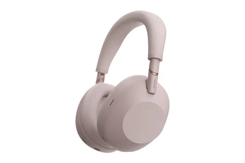 Sony WH-1000XM6 Wireless Noise Cancelling Over-Ear Headphones (Sand Pink),