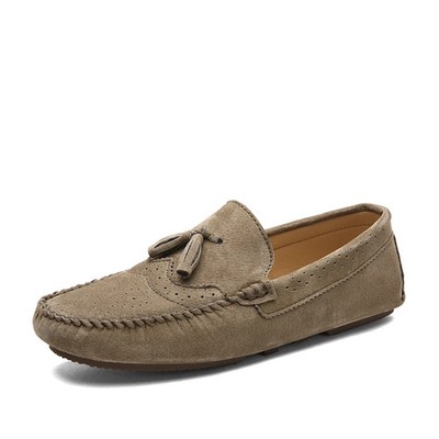 Genuine Leather Shoes Men Loafers Spring Summer Moccasins Flats Driving Footwear