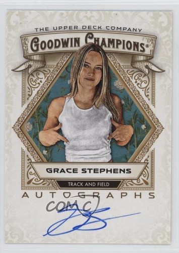 2025 Upper Deck Goodwin Champions Grace Stephens #A-GR Auto t5n