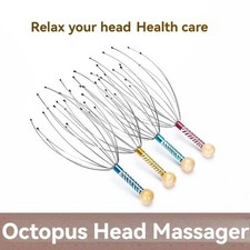 "Octopus Head Massager   Stainless Steel Scalp Scratcher, Head Relaxer  Itch