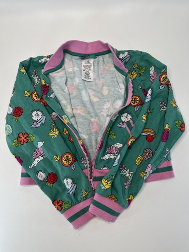 Disney Princess Icon Zip Varsity Jacket Mint Green- Turquoise - Picture 4 of 4