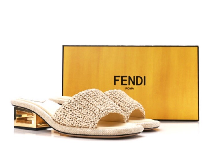 FENDI Baguette Slide Mules Sandals 11 USA/ / 41 EU $1050 | eBay