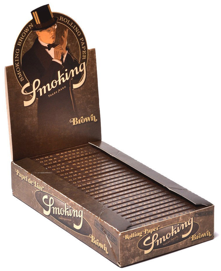25 Pk Smoking Brown Unbleached 1.25 Cigarette Rolling Papers 25 Pk Smoking Brown Unbleached 1.25 Cigarette Rolling Papers