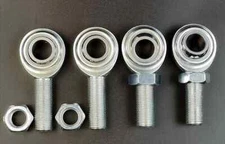 2 Pairs RH & LH Chromoly Heim Joints Rod End 5/8"-18 x 5/8" Bore Jam Nut CMRL10