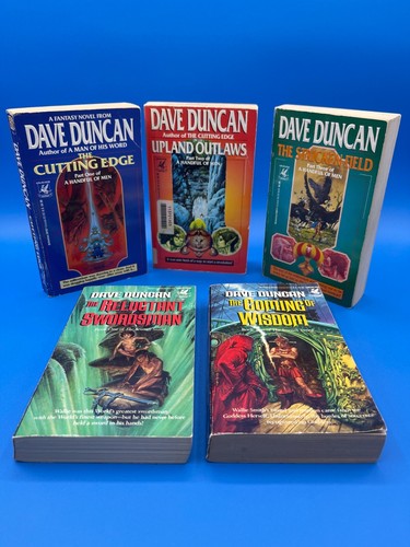 Dave Duncan Lot of 5 Paperback Books A Handful of Men The Seventh Sword