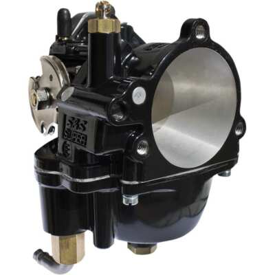S&S Cycle Black Super E Carburetor for Harley 84-06 Big Twin & Sportster XL