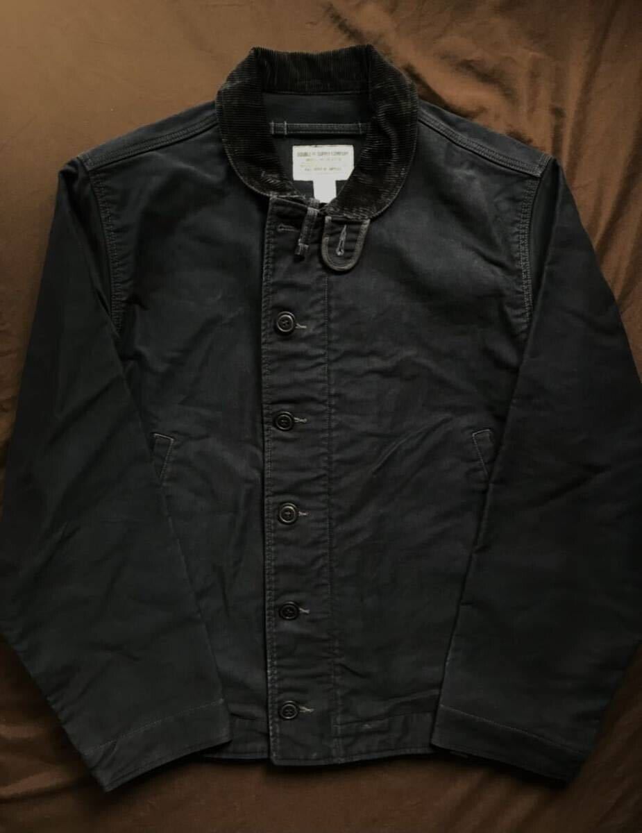RRL Ralph Lauren Jungle Cloth Deck Jacket Dark Navy Size S F RRL Ralph Lauren Jungle Cloth Deck Jacket Dark Navy Size S F