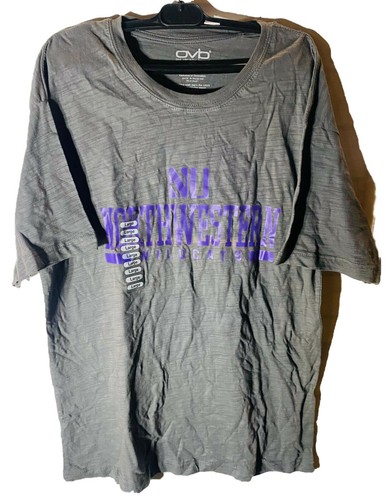 T-Shirt International Men's Northwestern Wildcats Cadence T-Shirt LARGE GRAY