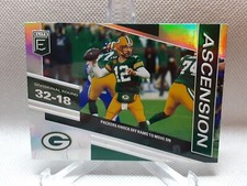 🏈2021 Panini Donruss Elite Ascension Aaron Rodgers Divisional Round #A7